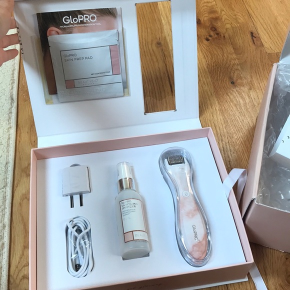 GLOPRO ROSE 🌹 MARBLE MICRONEEDLING KIT - Picture 2 of 6